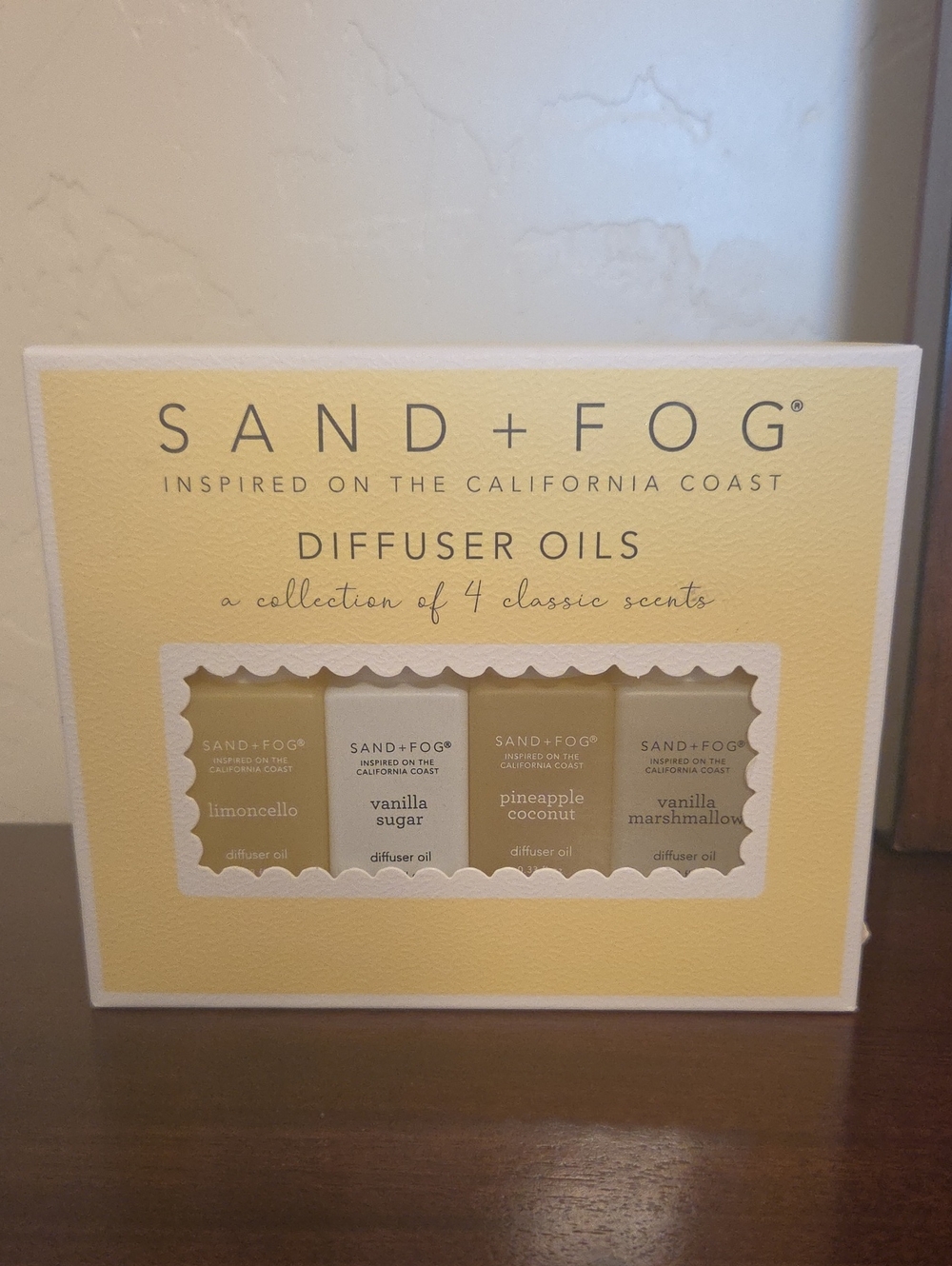 SAND+FOG Yellow Diffuser Oils Set - 4 Scents